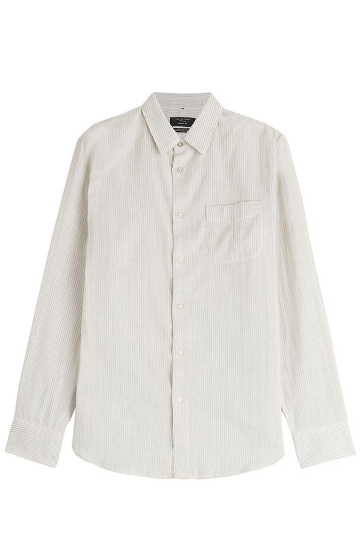 Rag & Bone Rag & Bone Beach Cotton Shirt - Stripes