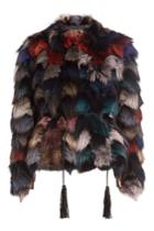 Roberto Cavalli Roberto Cavalli Fox Fur Jacket - Multicolored