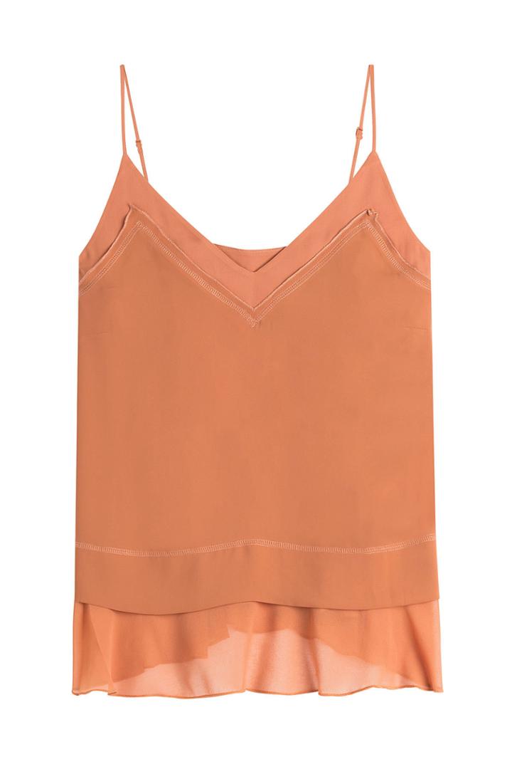 By Malene Birger By Malene Birger Cara Vest With Chiffon Hem - None