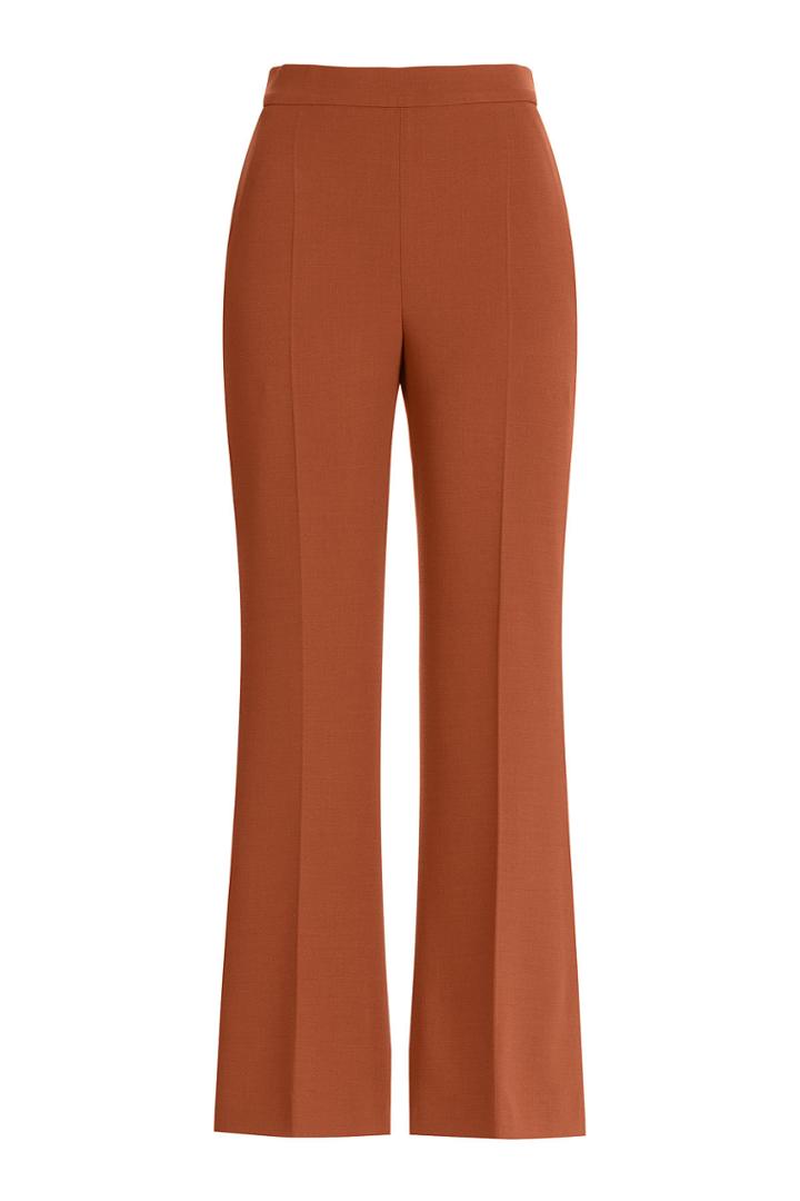 Fendi Fendi Cropped Wool Wide-leg Trousers