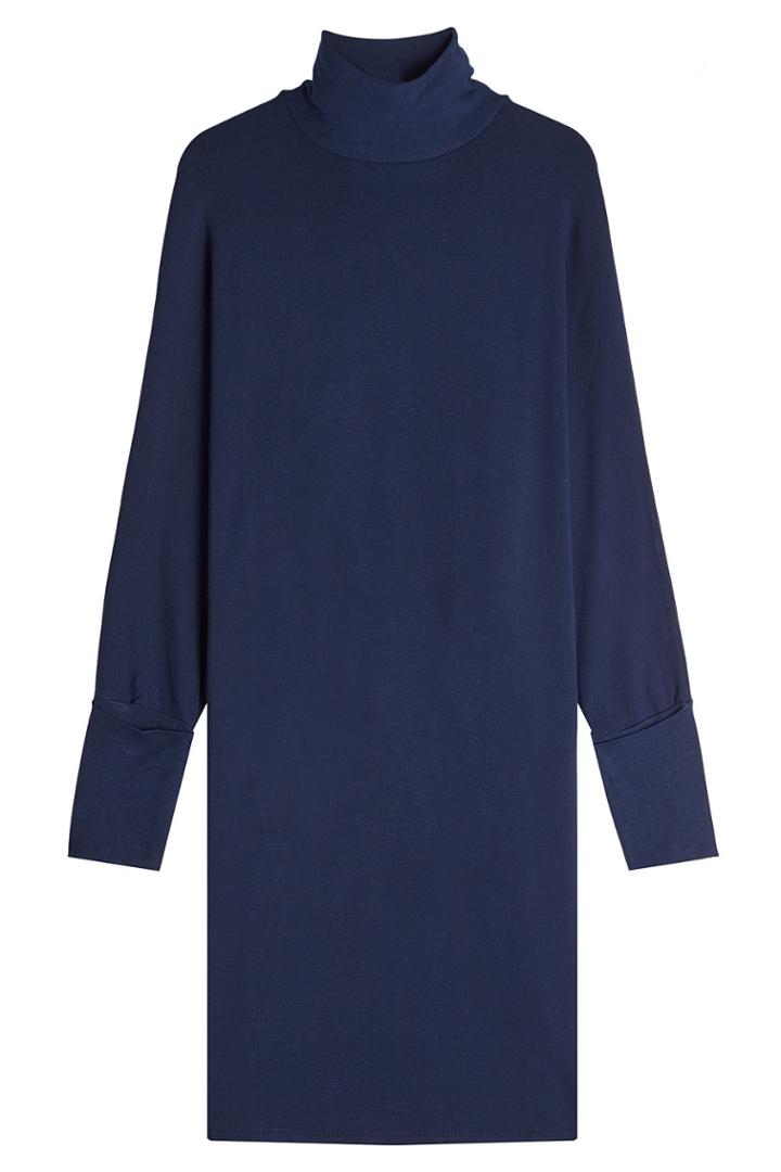 Majestic Majestic Jersey Turtleneck Dress