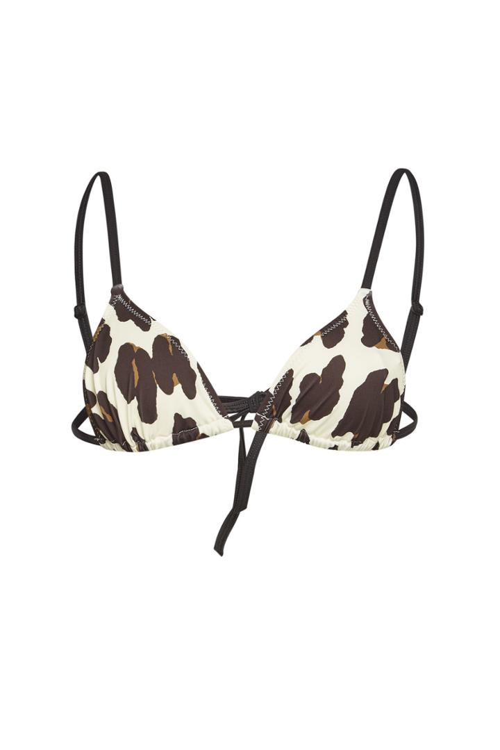 Solid & Striped Solid & Striped The Charlotte Animal Print Bikini Top