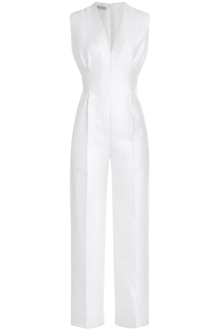 Emilia Wickstead Satin Jumpsuit