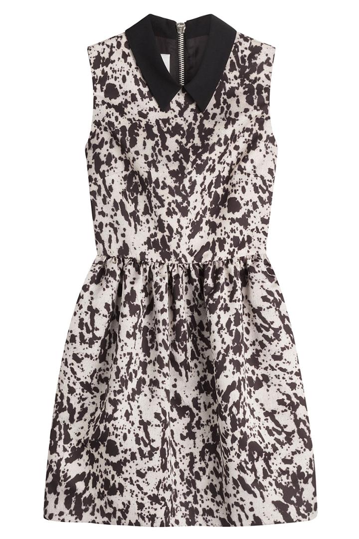 Mcq Alexander Mcqueen Mcq Alexander Mcqueen Party Dress With Contrast Collar - Multicolor