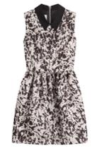 Mcq Alexander Mcqueen Mcq Alexander Mcqueen Party Dress With Contrast Collar - Multicolor