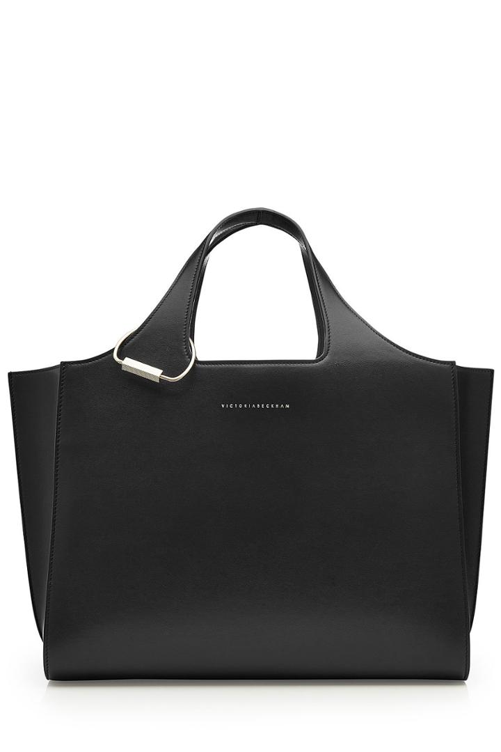 Victoria Beckham Victoria Beckham Newspaper Leather Shopper