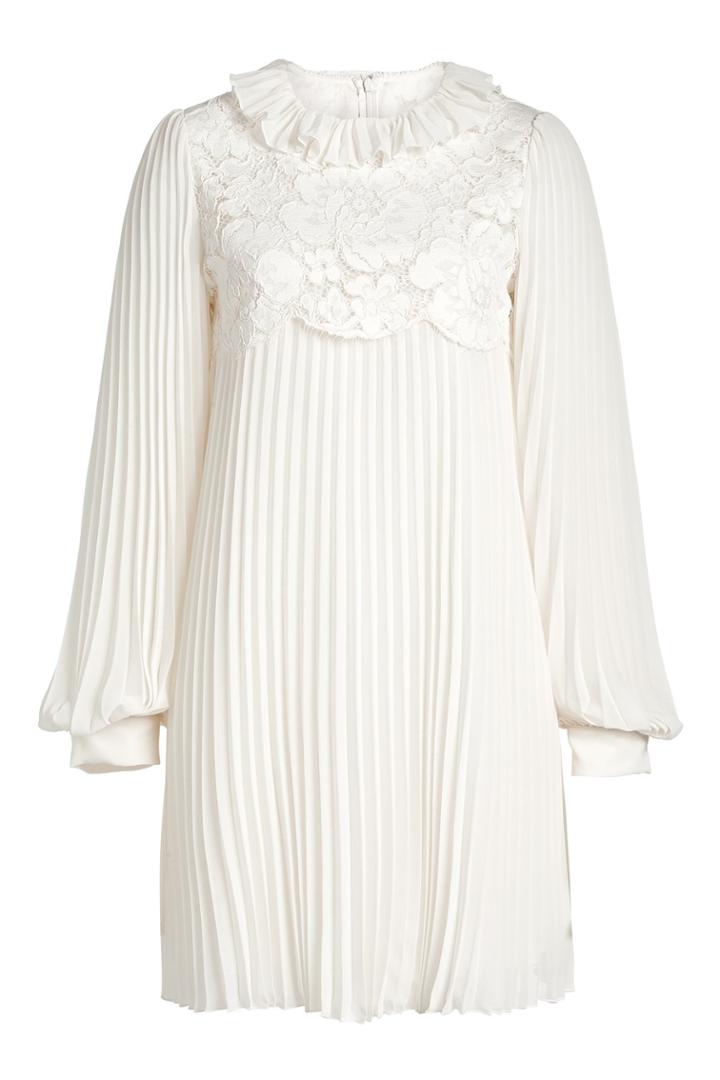 Philosophy Di Lorenzo Serafini Philosophy Di Lorenzo Serafini Plissé Dress With Lace