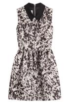 Mcq Alexander Mcqueen Mcq Alexander Mcqueen Party Dress With Contrast Collar