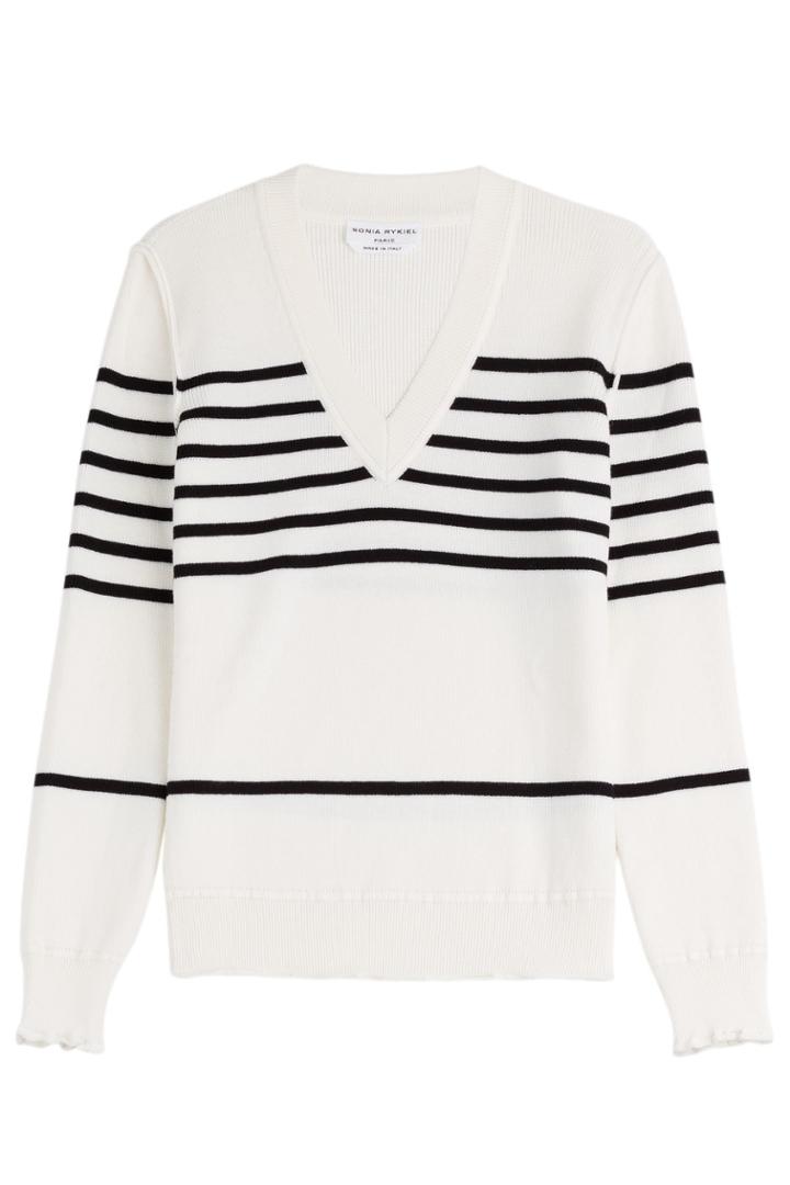 Sonia Rykiel Sonia Rykiel Virgin Wool Striped Pullover