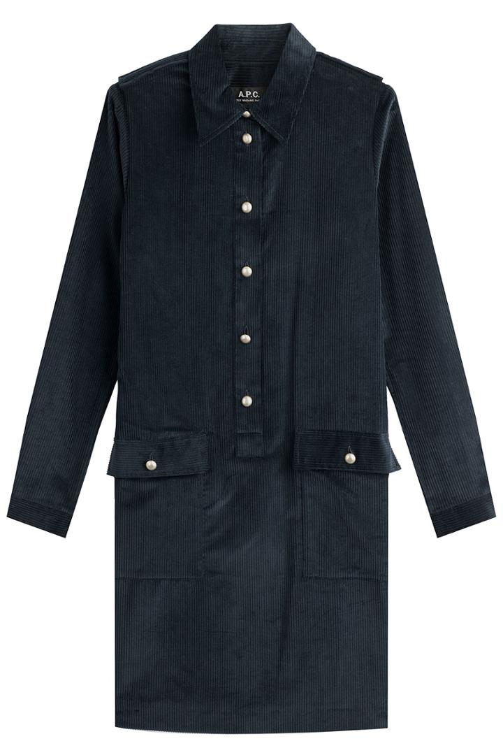 A.p.c. A.p.c. Corduroy Dress - Blue