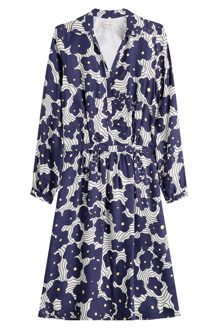 Paul & Joe Paul & Joe Printed Dress With Silk