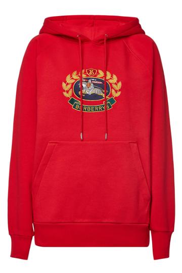 Burberry Burberry Esker Embroidered Cotton Hoody