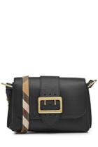 Burberry London Burberry London Leather Shoulder Bag With Buckle Detail