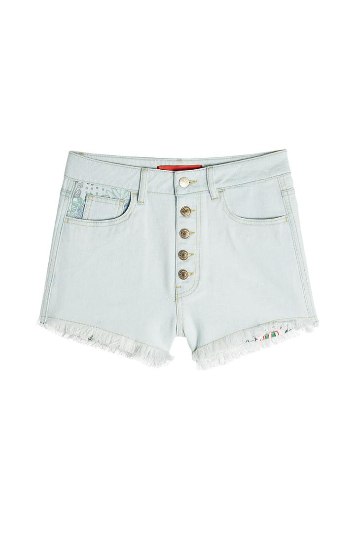 Hilfiger Collection Hilfiger Collection Fringed Denim Shorts