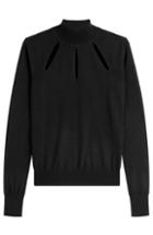 Mugler Wool Pullover With Cut-outs