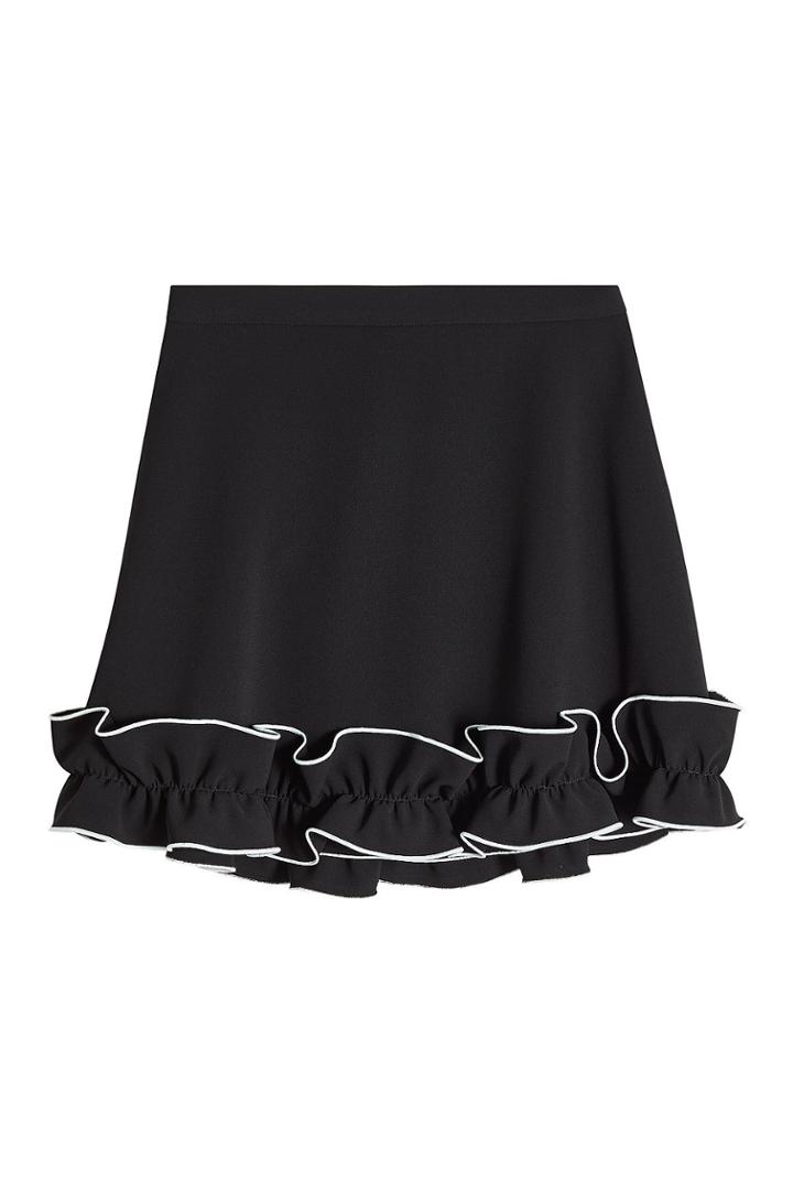 Boutique Moschino Boutique Moschino Skirt With Flutter Hem