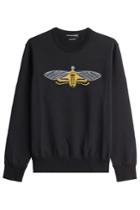 Alexander Mcqueen Alexander Mcqueen Cotton Top With Embroidered Motif