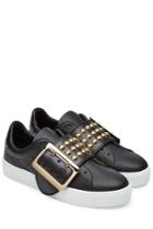 Burberry Shoes & Accessories Burberry Shoes & Accessories Platform Sneakers With Stud Embellishment - Black