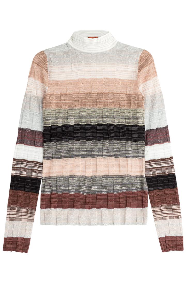 Missoni Knit Turtleneck With Metallic Thread
