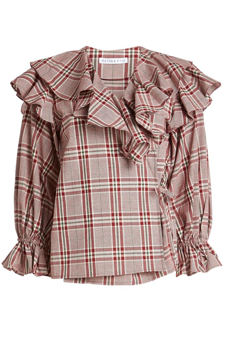 Rejina Pyo Rejina Pyo Camila Cotton Blouse With Ruffles