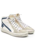Golden Goose Deluxe Brand Golden Goose Deluxe Brand Slide High-top Sneakers With Suede And Leather