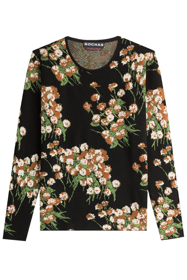 Rochas Rochas Printed Pullover - Green