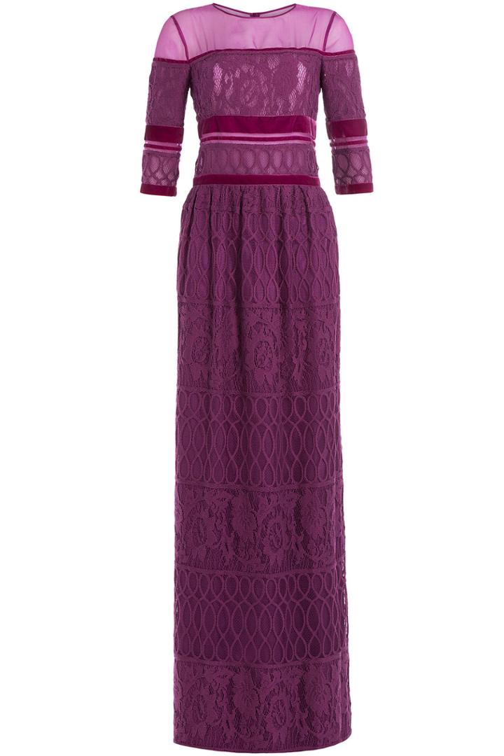 Alberta Ferretti Alberta Ferretti Floor-length Dress With Lace