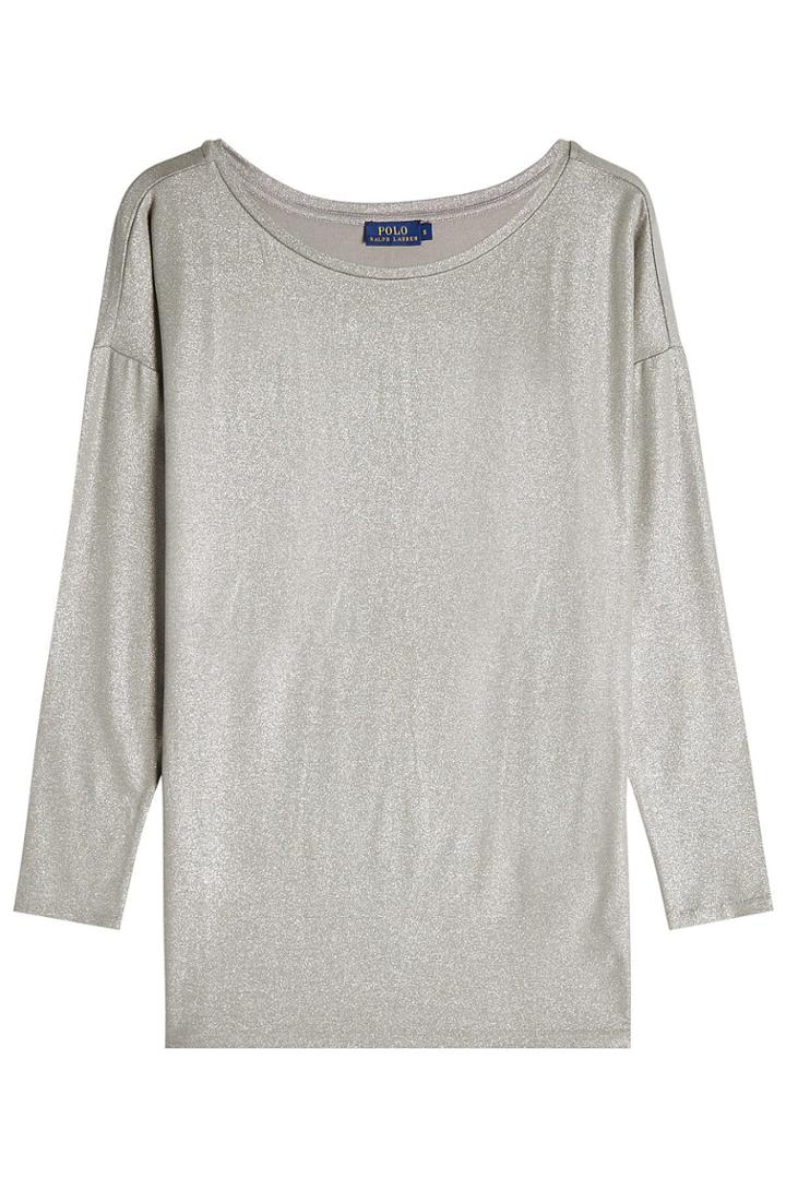 Ralph Lauren Polo Ralph Lauren Polo Metallic Top - Brown