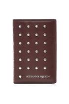 Alexander Mcqueen Alexander Mcqueen Embellished Leather Pocket Organiser