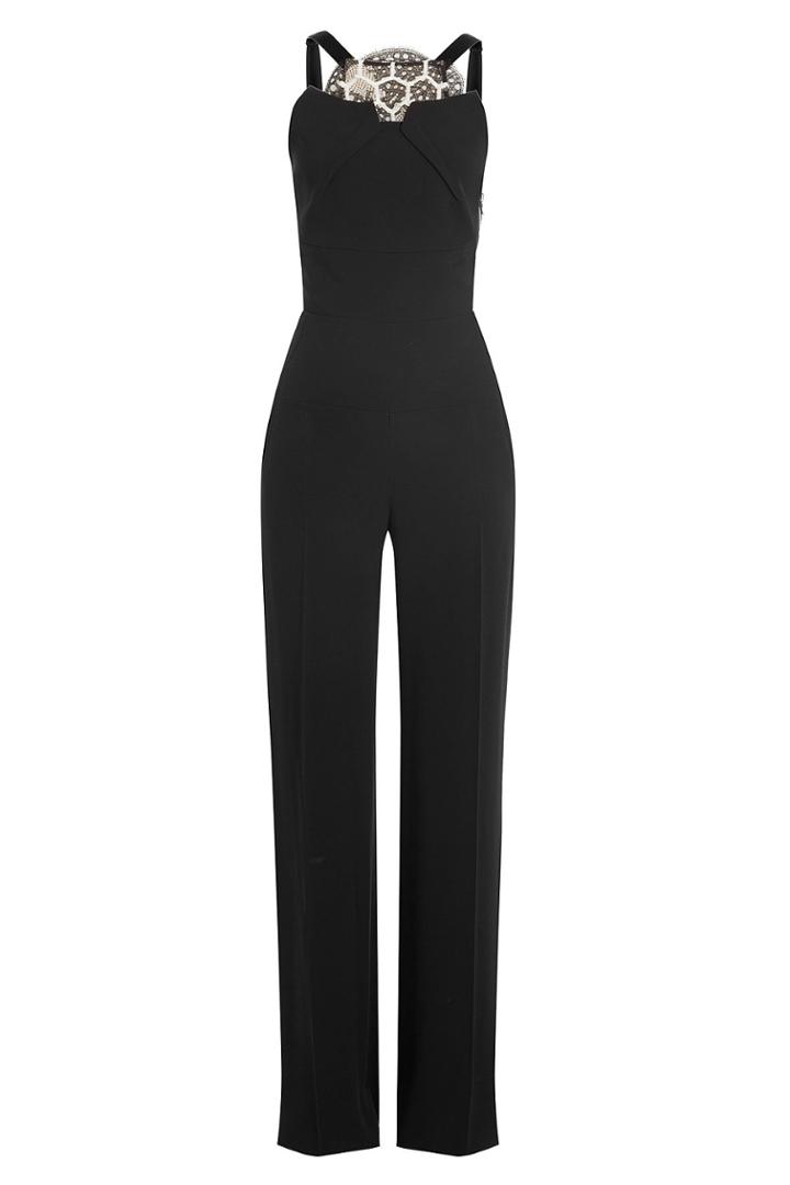Roland Mouret Roland Mouret Jumpsuit With Lace And Cut-out Back