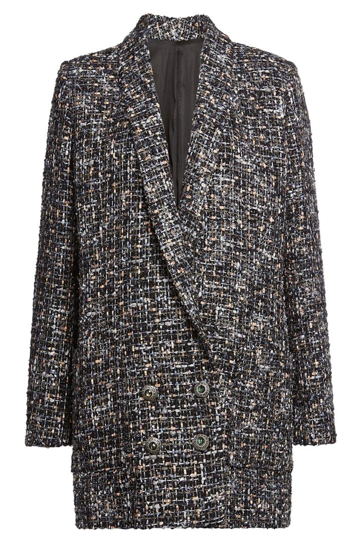 The Kooples The Kooples Tweed Jacket With Wool - Multicolor