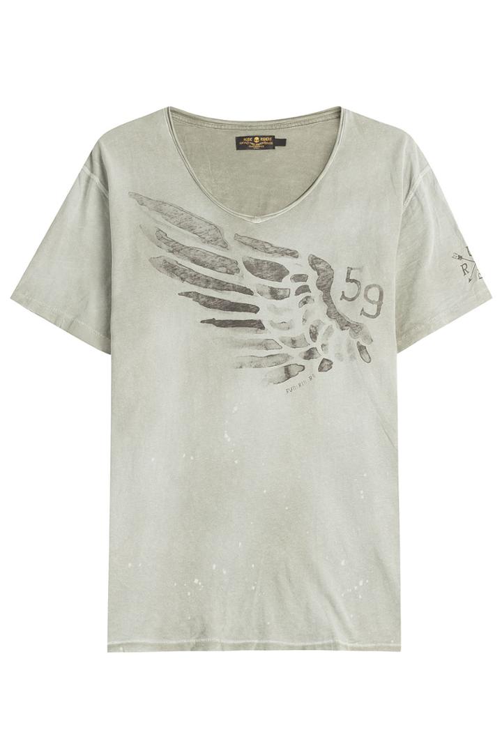 Rude Riders Rude Riders Wing Cotton T-shirt - None