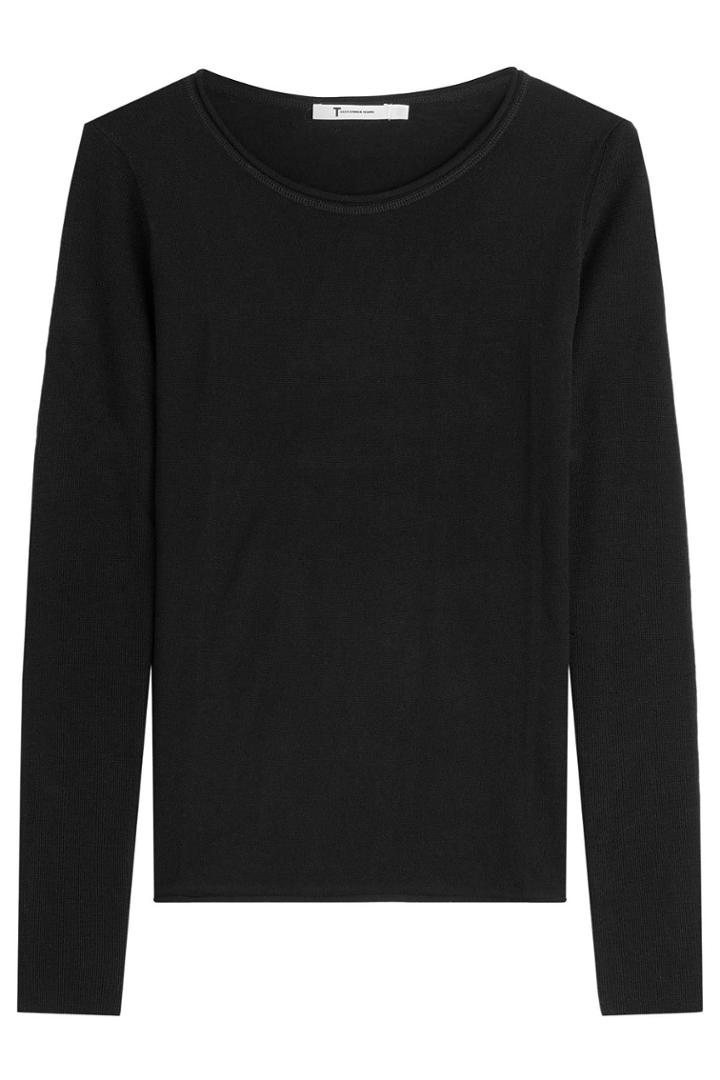 T By Alexander Wang T By Alexander Wang Wool Pullover - Black