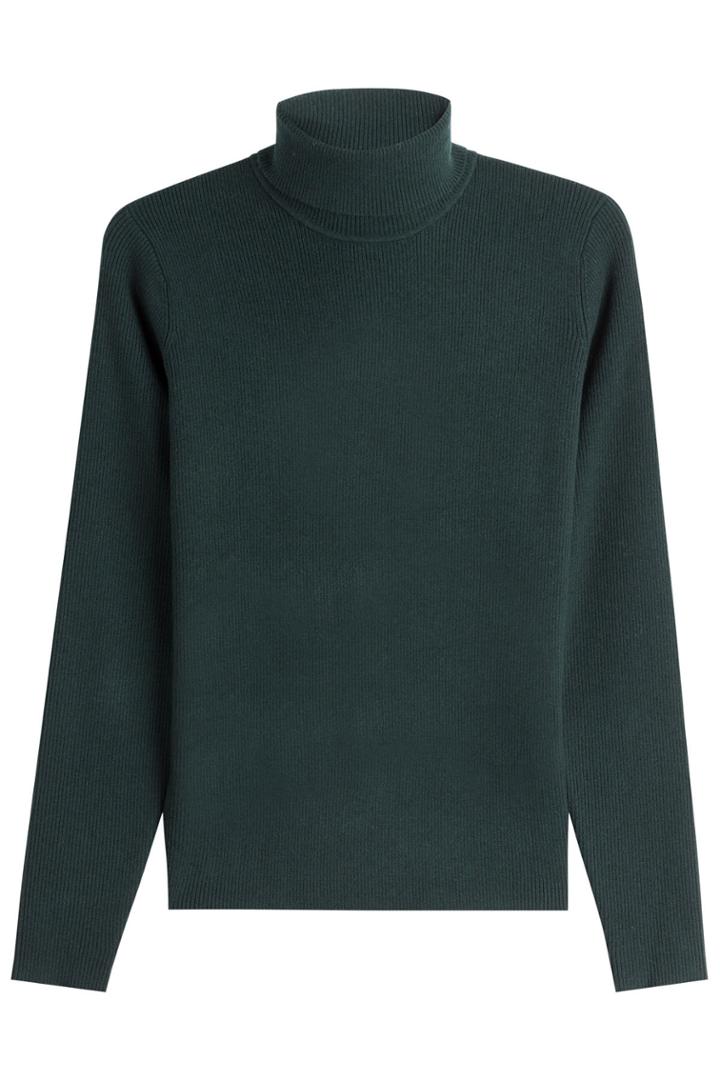 Victoria, Victoria Beckham Victoria, Victoria Beckham Wool Turtleneck Pullover - Green