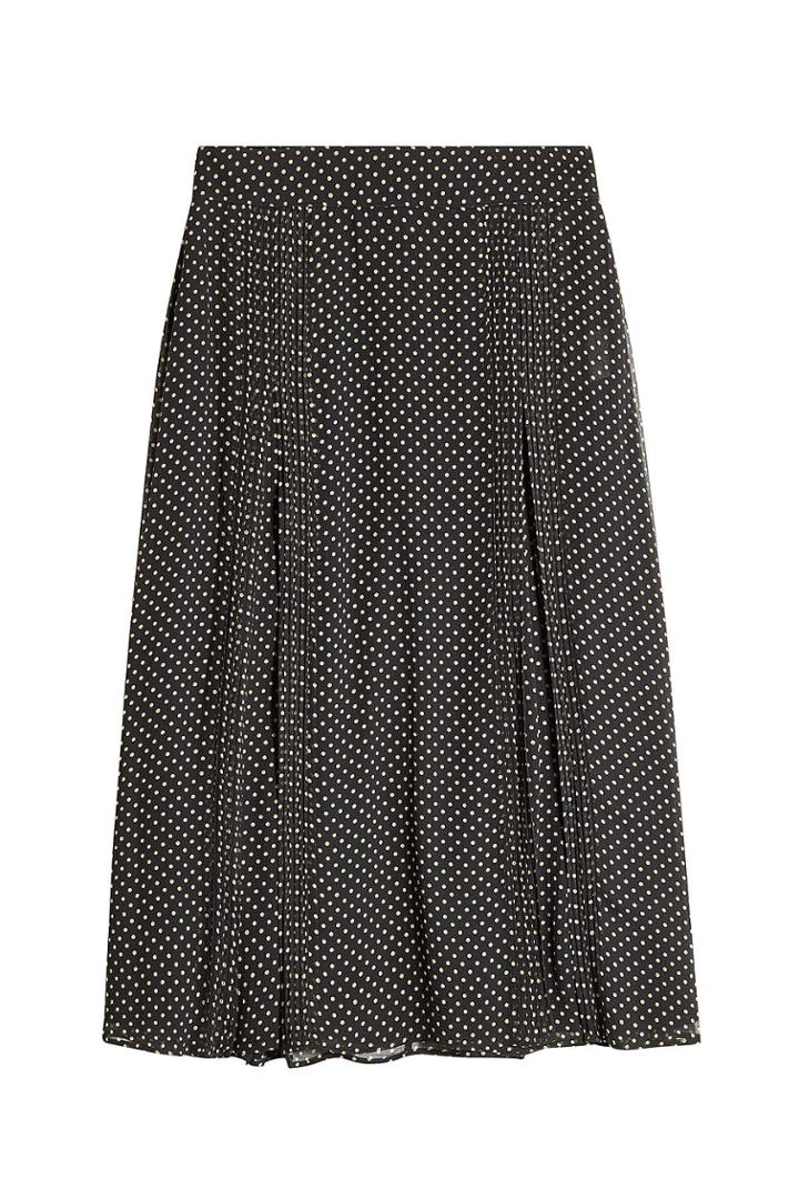 Burberry Burberry Silk Polka Dot Skirt