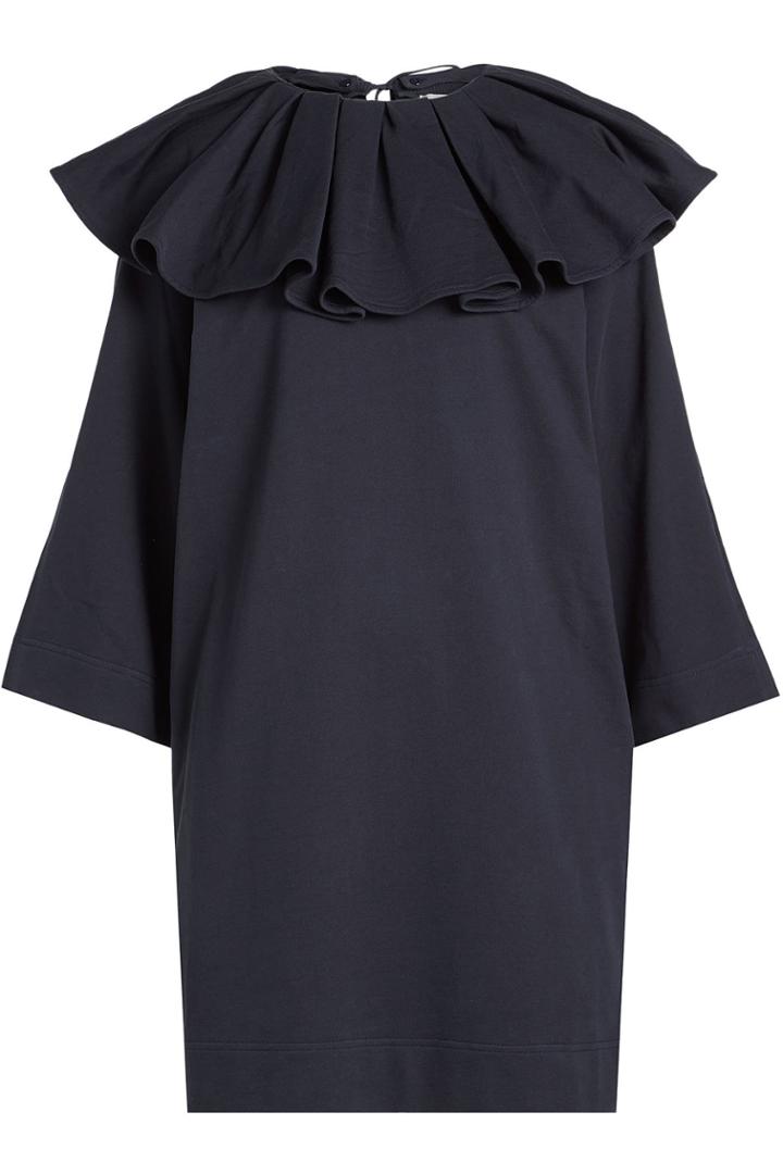 Nina Ricci Nina Ricci Jersey Dress With Ruffled Collar