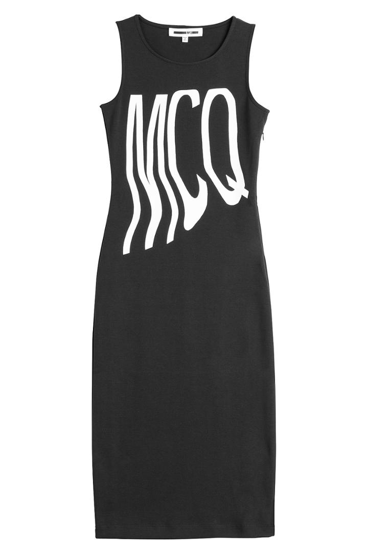 Mcq Alexander Mcqueen Mcq Alexander Mcqueen Logo Sheath Dress - Black