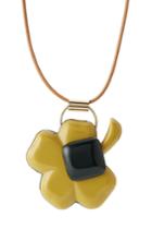 Marni Marni Leather Necklace With Pendant