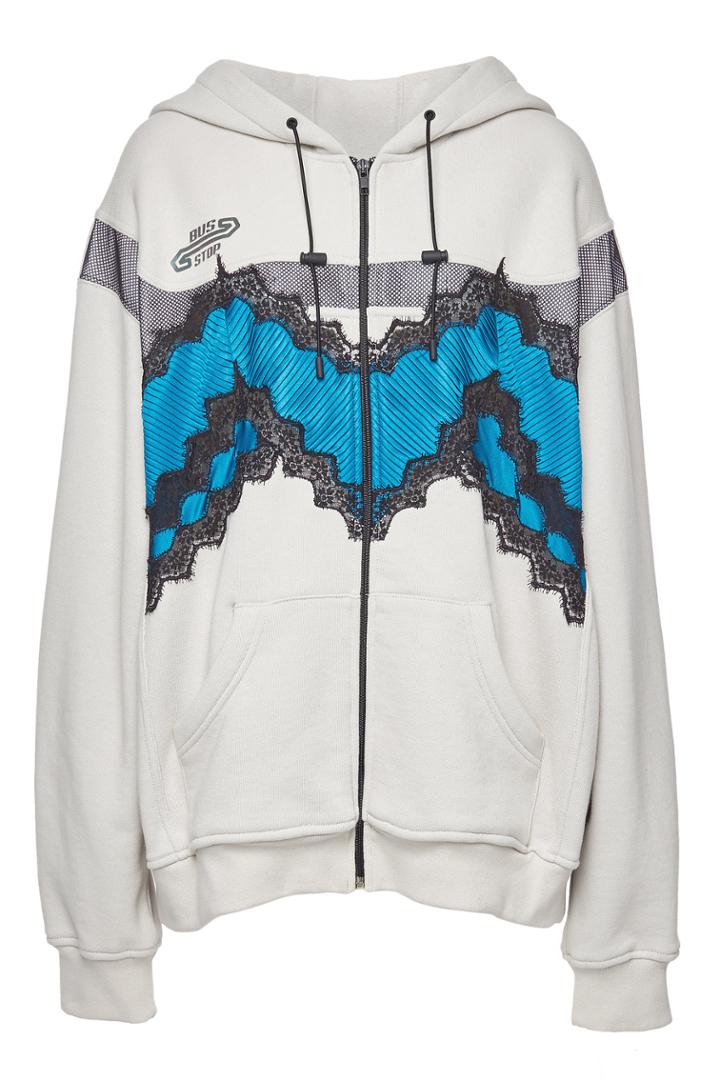 Maison Margiela Maison Margiela Cotton Hoody With Lace
