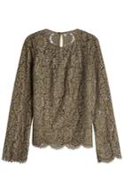 Diane Von Furstenberg Diane Von Furstenberg Lace Top With Cotton