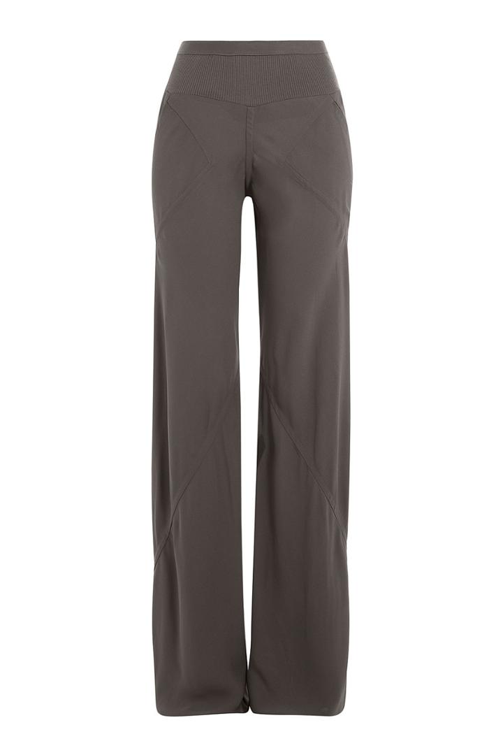 Rick Owens Rick Owens Wide Leg Crepe Pants - Red