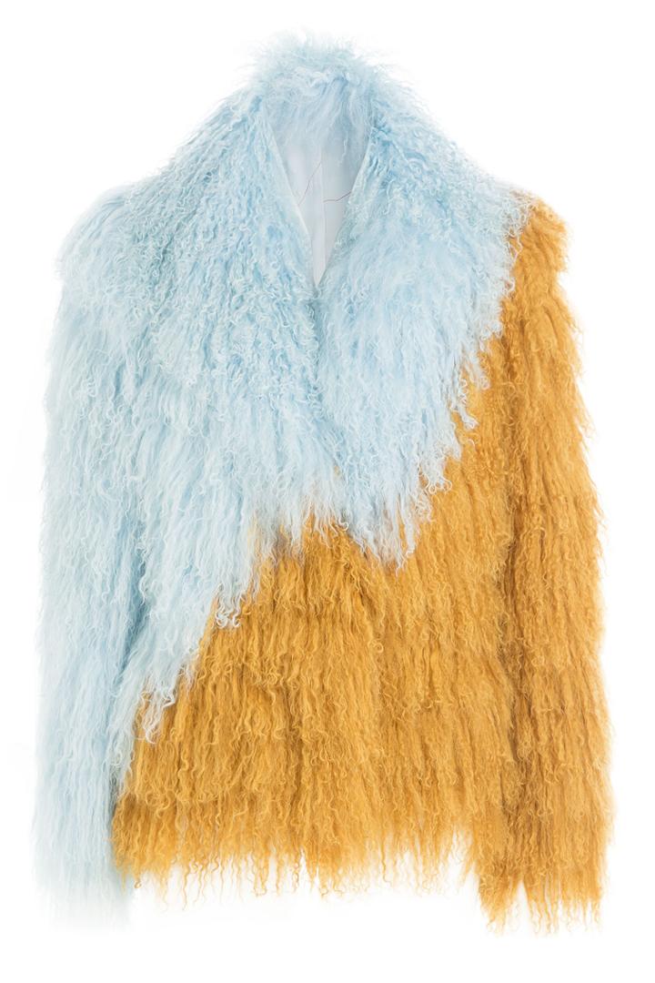 Saks Potts Saks Potts Shearling Jacket - Yellow