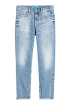 Mih Jeans Mih Jeans Tomboy Cropped Jeans - Blue