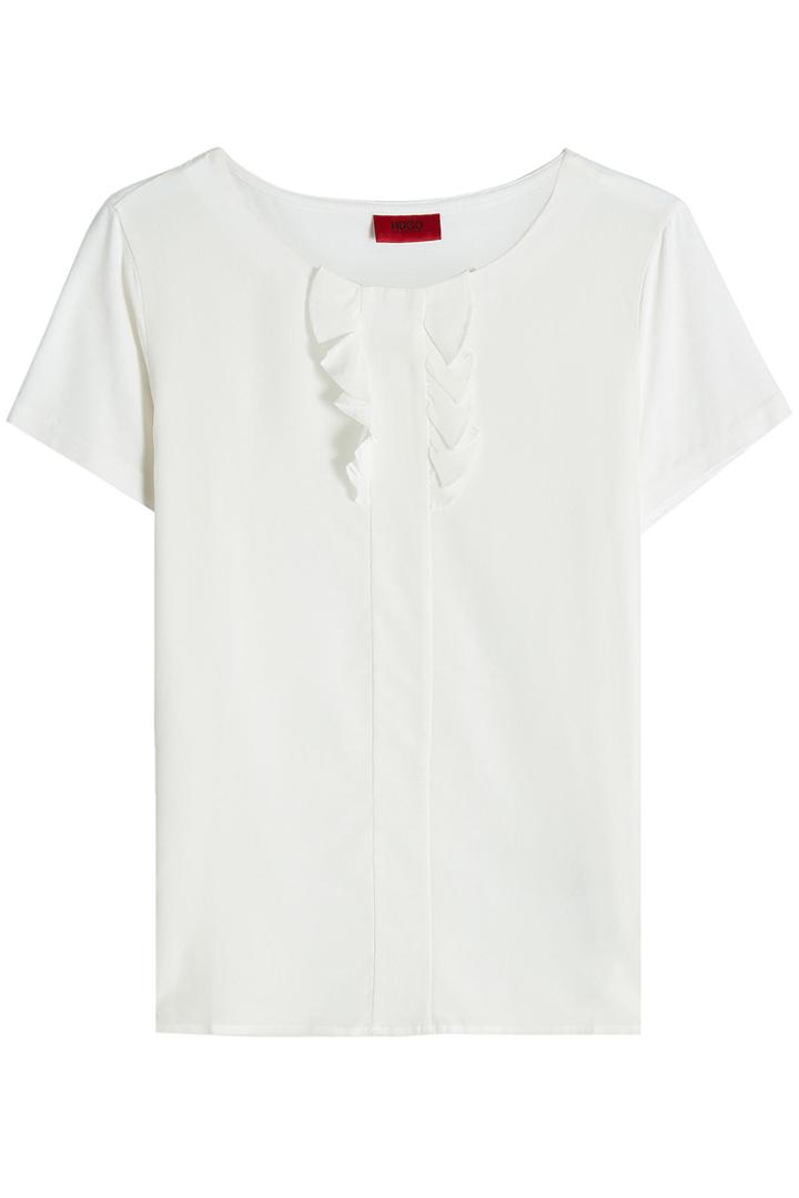 Hugo Hugo Crepe Top With Bow