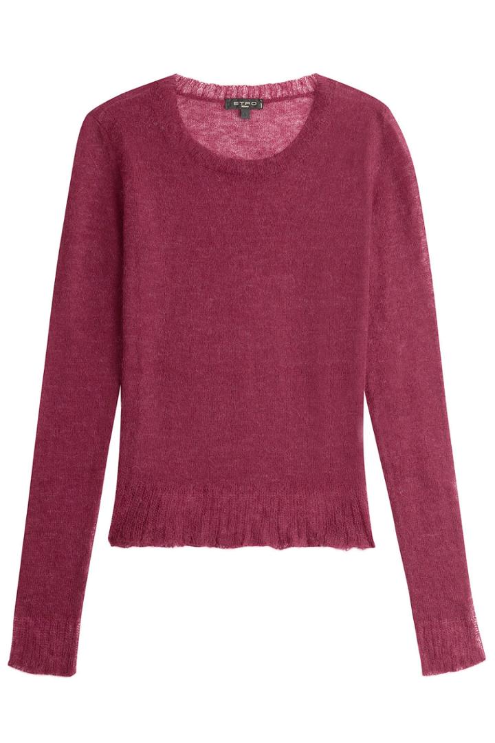 Etro Etro Pullover With Mohair, Wool And Alpaca - Red