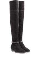 Burberry Shoes & Accessories Burberry Shoes & Accessories Suede Over-the-knee Boots - Black