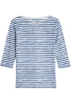 Majestic Majestic Striped Linen Top