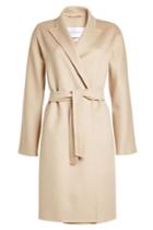Max Mara Max Mara Virgin Wool Coat With Angora