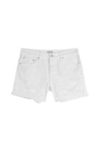 Mother Mother Loosey Frey Denim Shorts - White