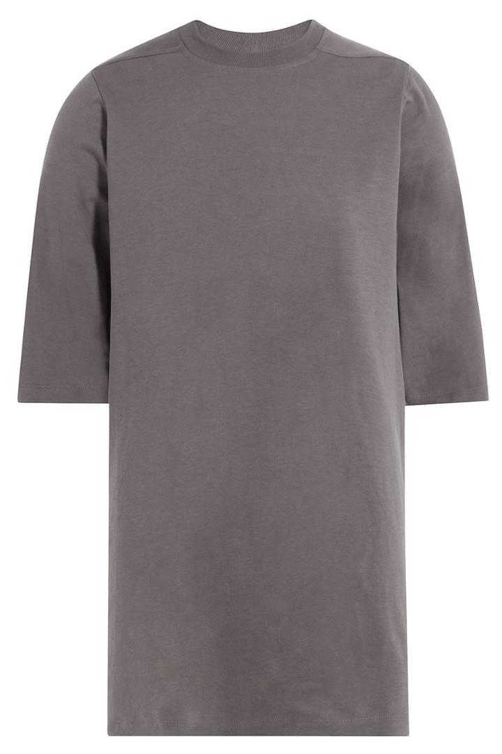 Rick Owens Men Rick Owens Men Langes Baumwoll-shirt - Grey